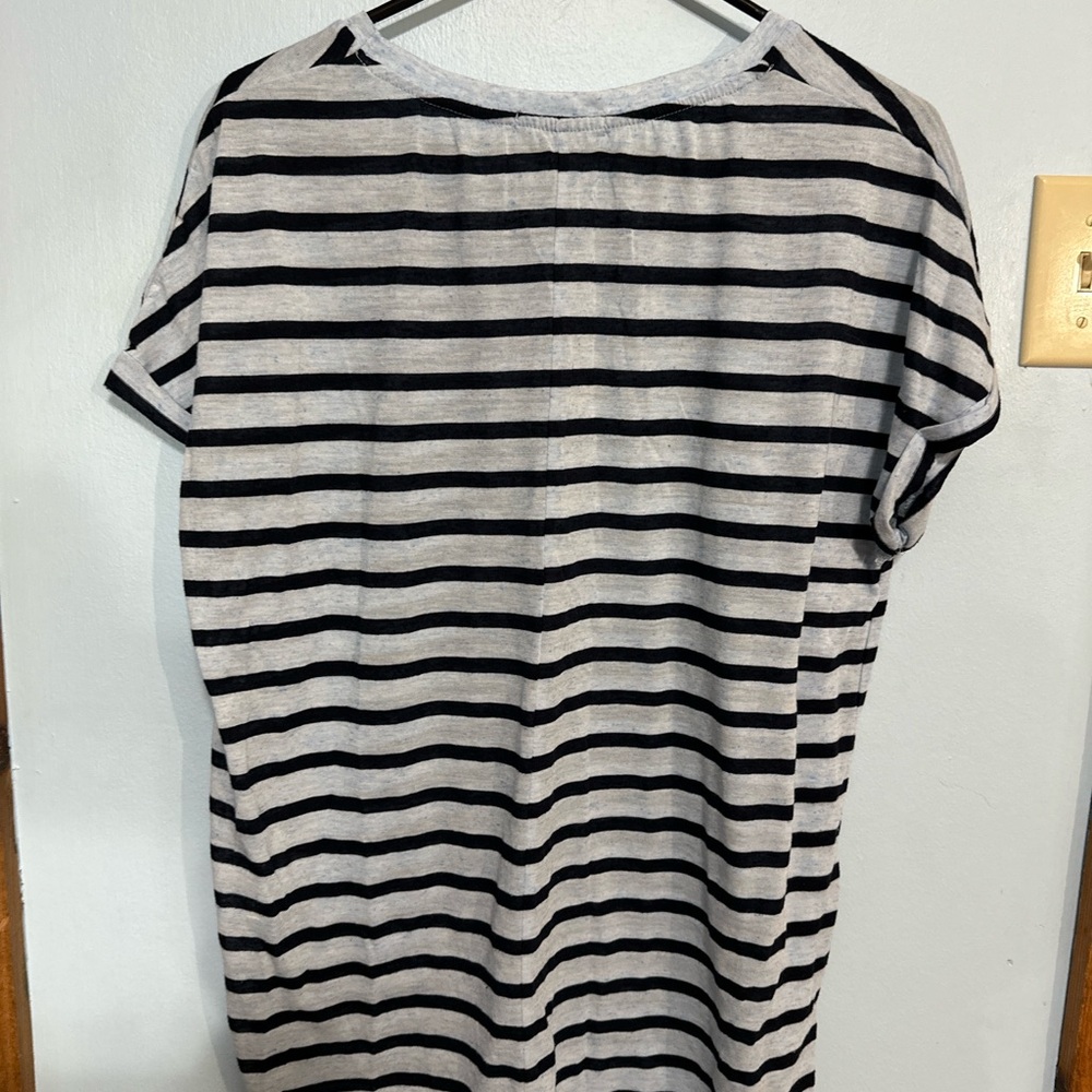 SUPRE Striped Slub Tunic Top - Picture 3 of 3